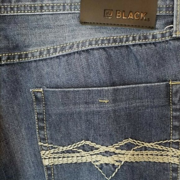 CJ Black Medium Wash Classic Rise Slim Straight Leg Denim Jeans Mens 36 x 31.5 - Picture 12 of 12